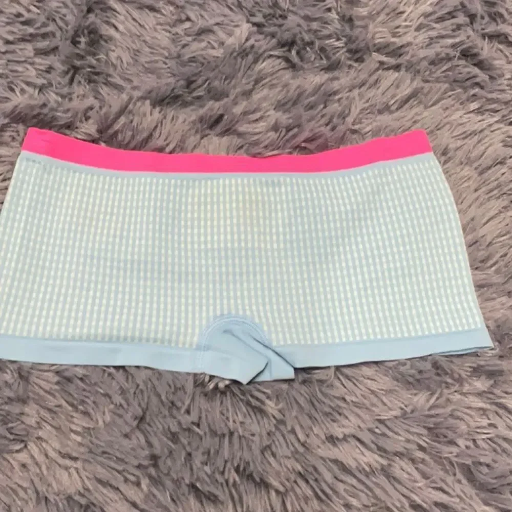 Set of 2 Maidenform Large 10/12 Plaid BoyShorts - New